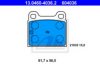 ATE 13.0460-4036.2 Brake Pad Set, disc brake